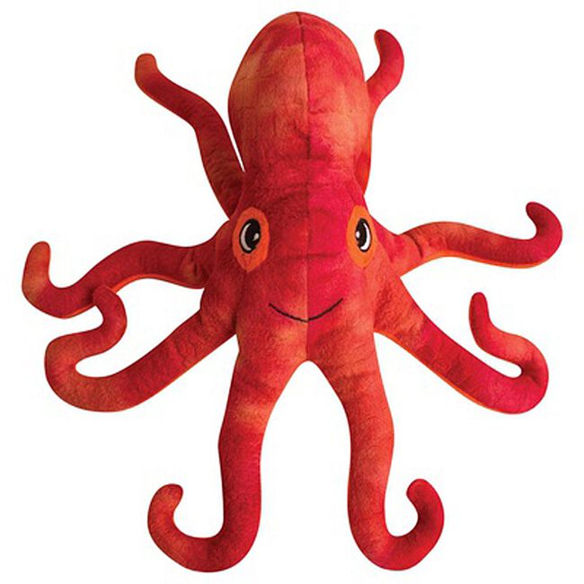 SnugArooz Plush Sea Creature Dog Toy - Olivia the Octopus 11" image number null