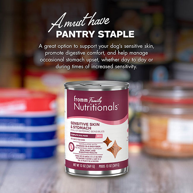 Fromm Nutritionals Sensitive Skin & Stomach Complete Dog Food Pate - 13 oz image number null