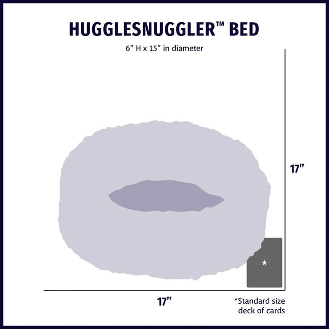 HuggleHounds HuggleSnuggler Pet Bed - X-Small image number null