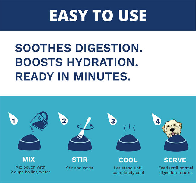 Under The Weather Rice, Chicken & Bone Broth Bland Diet for Dogs image number null