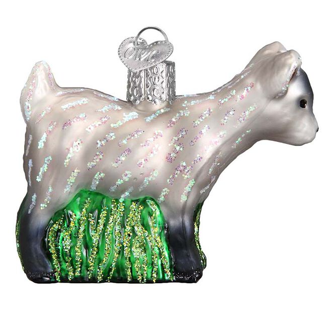 Old World Christmas Pygmy Goat Ornament image number null