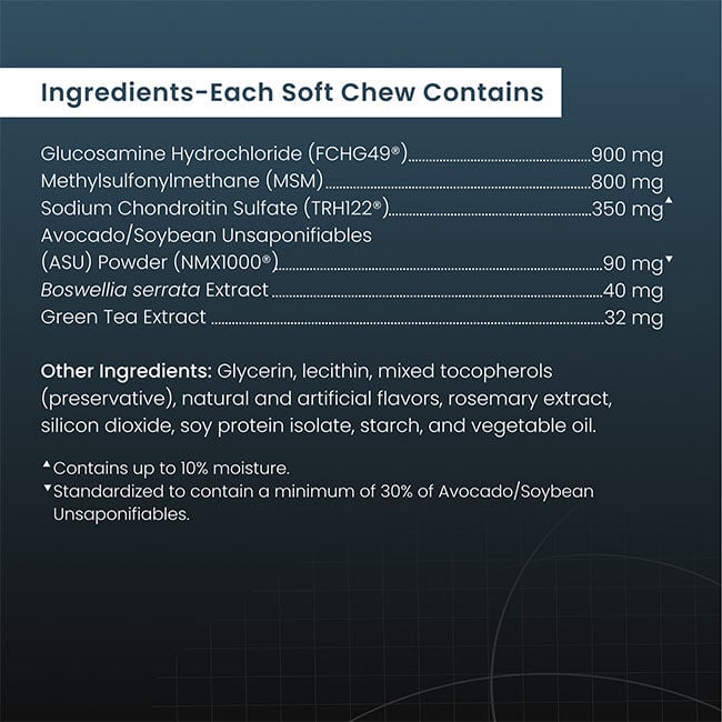 Nutramax Dasuquin for Large Dogs, Joint Health Supplement, Contains Glucosamine for Dogs, Plus Chondroitin, ASU, MSM and More, Supports Healthy Joints, Soft Chews image number null