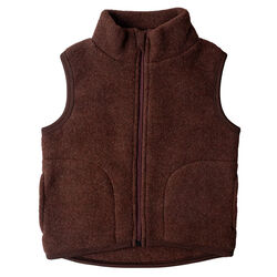 Engel Kids' 100% Merino Wool Vest - Cinnamon Melange