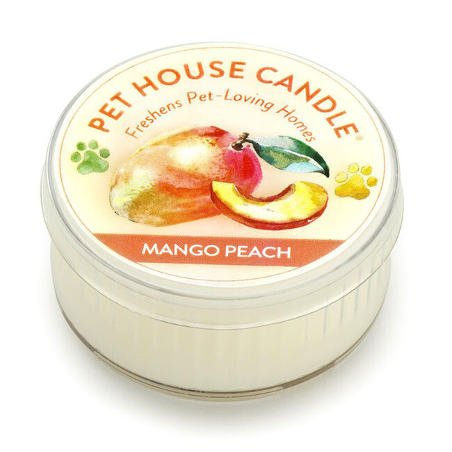 Pet House Candle Mango Peach Mini Candle image number null