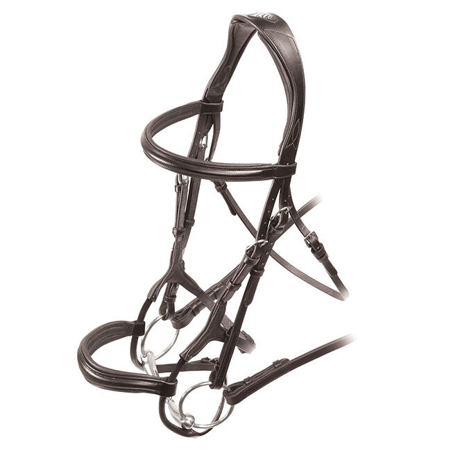 Shires Velociti Rolled Padded Cavesson Bridle image number null