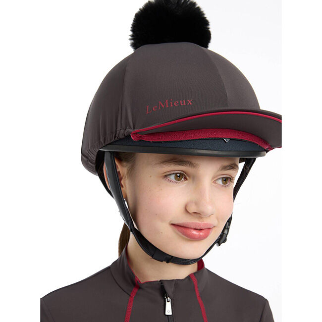 LeMieux Pippa Hat Silk - Cinder - Closeout image number null