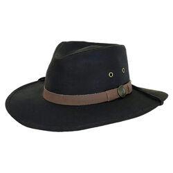 Outback Trading Co. Kodiak Oilskin Hat - Brown