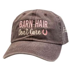 Stirrups Clothing Cap - Barn Hair Don't Care - Chocolate