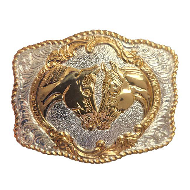 Crumrine Faithful Horses Buckle image number null