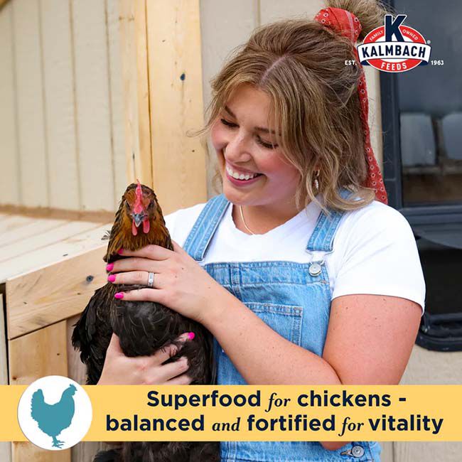 Kalmbach Feeds Henhouse Reserve Love Bug for Chickens & Poultry - 30 lb image number null