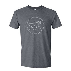 The Cheshire Horse Adult Round Logo T-Shirt