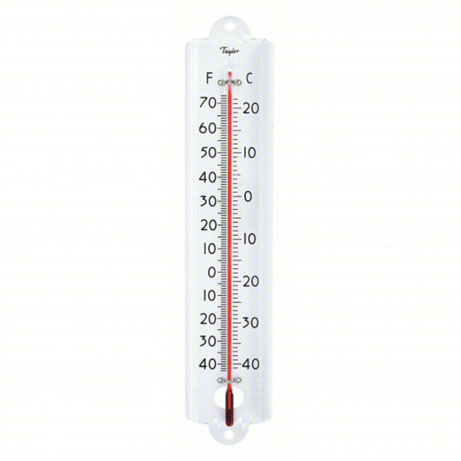 Taylor Indoor/Outdoor Wall Aluminum Wall Thermometer image number null