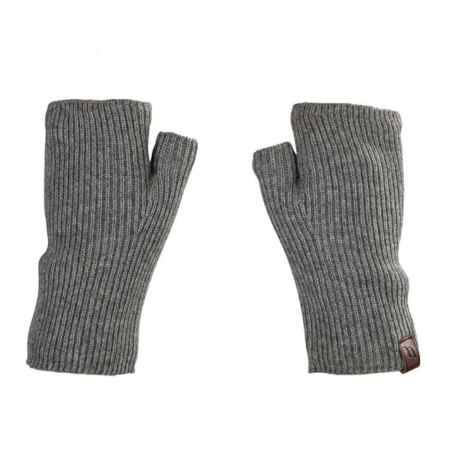 Back on Track Ash Knitted Wrist Gaiters - Grey image number null