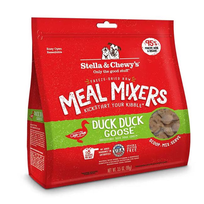 Stella & Chewy's Duck Duck Goose Freeze-Dried Meal Mixer Dog Food image number null
