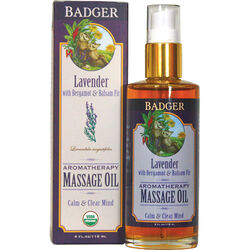 Badger Aromatherapy Massage Oil - Lavender
