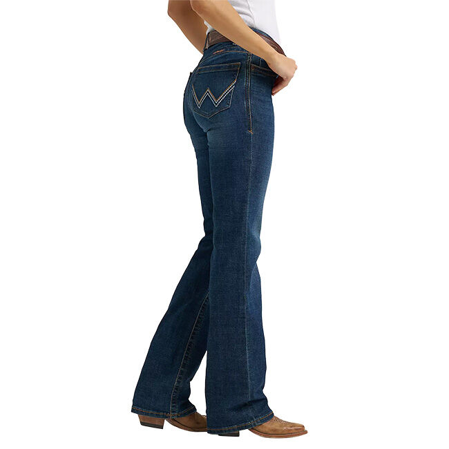 Wrangler Women's Ultimate Riding Jean Willow Mid-Rise Bootcut - Lovette image number null