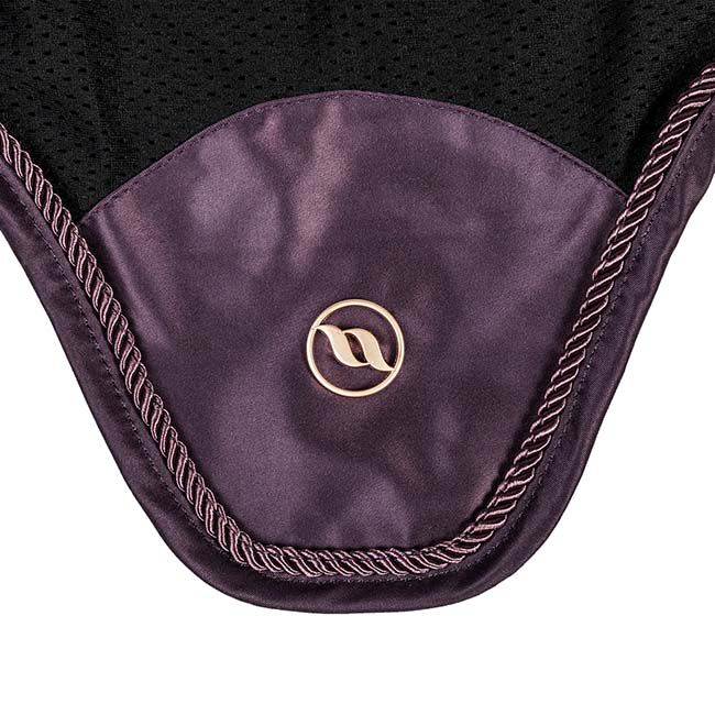 Back on Track Deep Nights Horse Bonnet - Plum image number null