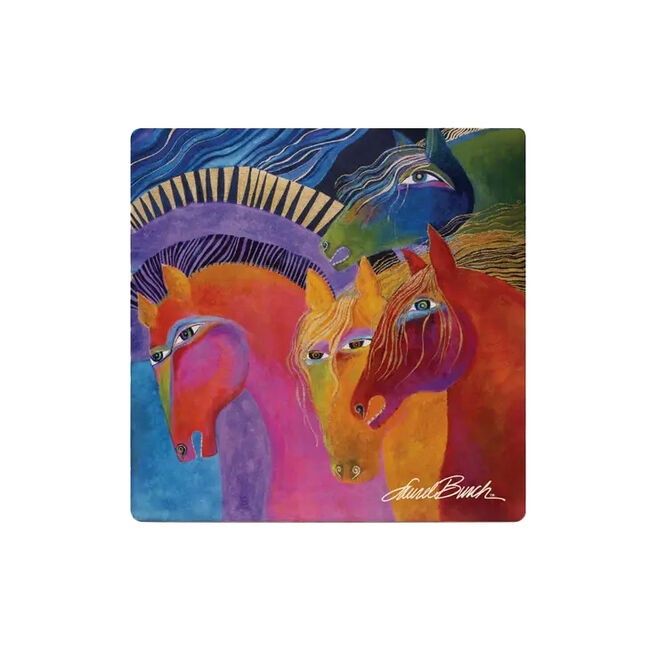 Monarque Laurel Burch Coasters - 4-Pack - Wild Horses of Fire image number null