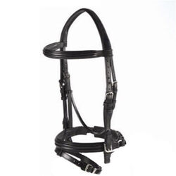 Bobby's Dressage Leather Lined Flash Bridle