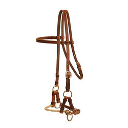 Tory Leather Harness Leather Single Nose Side Pull