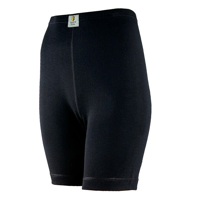 Janus Women's 100% Merino Wool Long Boxer Shorts - Black image number null