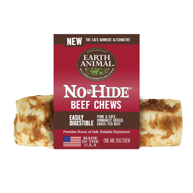 Earth Animal No-Hide Beef Chews for Dogs - 4" image number null