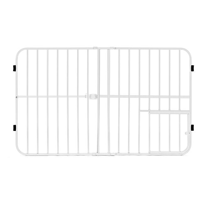 Carlson Tuffy Expandable Gate with Small Pet Door - Closeout image number null