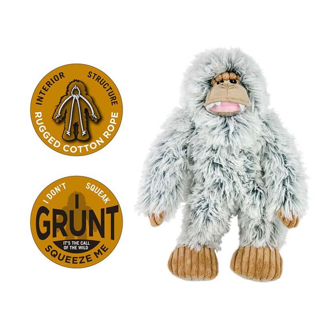 Tall Tails Plush Yeti with Squeaker image number null