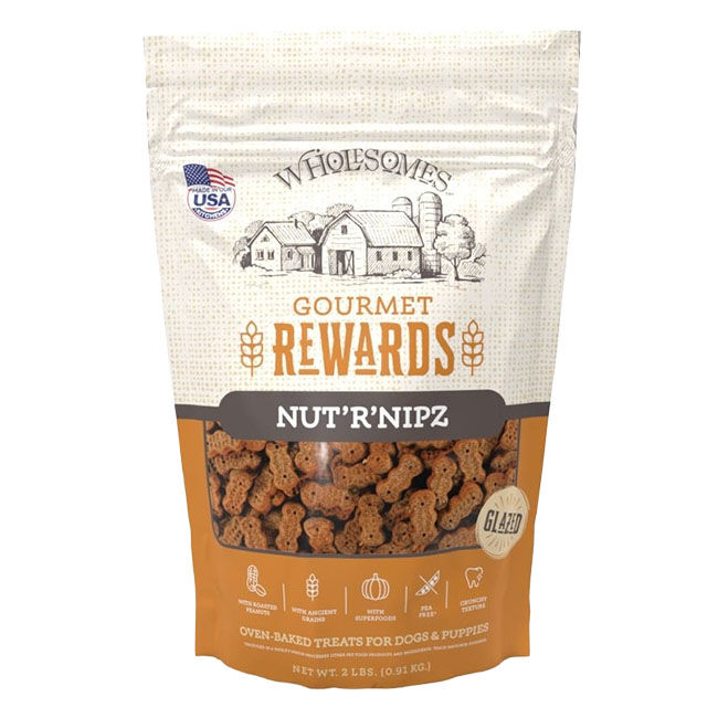 Wholesomes Gourmet Rewards Oven-Baked Dog Biscuits - Nut'R'Nipz image number null
