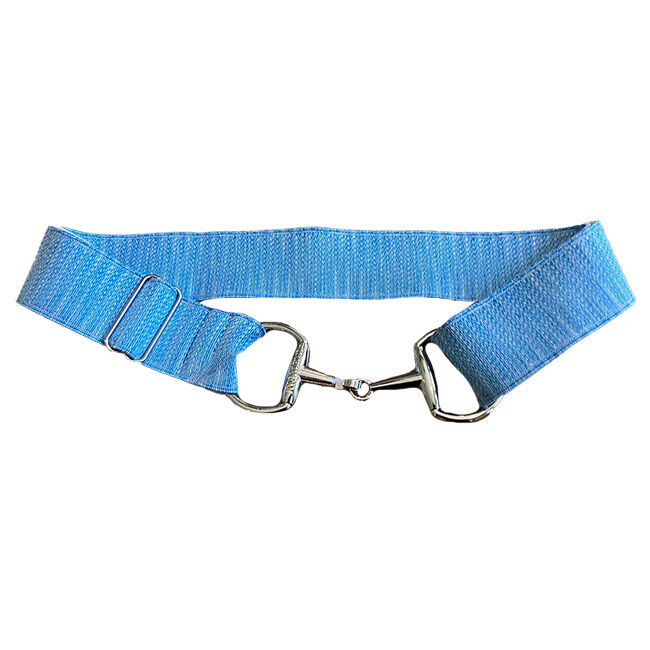 Anademi Stretch Belt with Silver-Tone Bit Buckle - Textures image number null