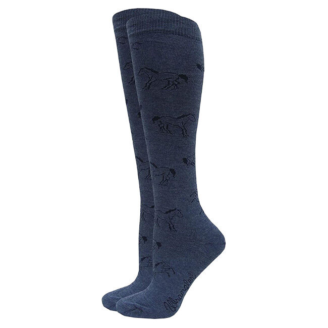 Wrangler Women's Horse Knee High Socks image number null