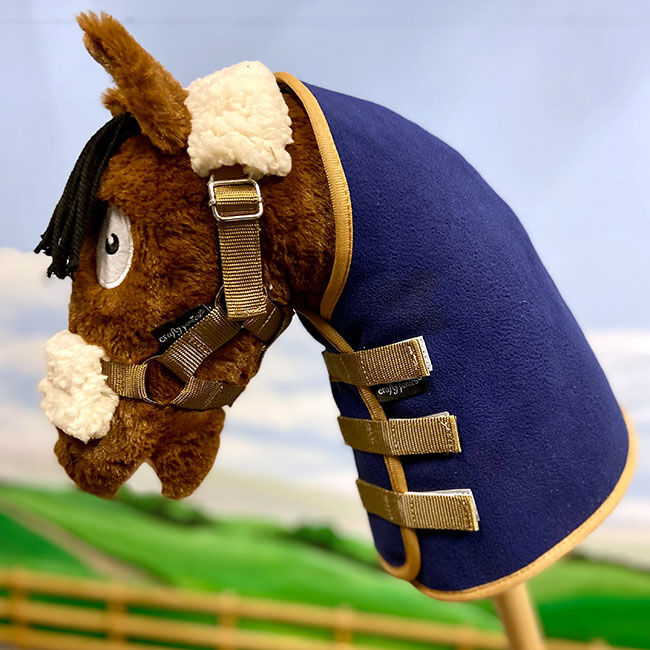 Crafty Ponies Hobby Horse Rug Set - Navy image number null