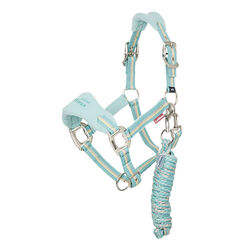 LeMieux Vogue Halter & Lead Rope - Mini - Aqua