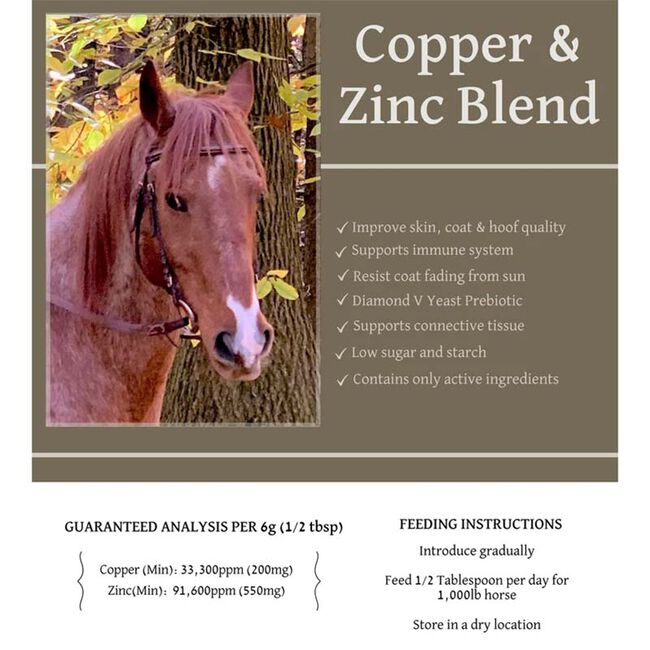 Custom Equine Nutrition Vermont Blend Copper & Zinc Blend image number null