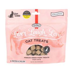 Primal Liver Laugh Love Cat Treats - Pork Liver - 1.5 oz
