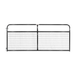 Tarter Watchman Wire Mesh Gate, 10' Black