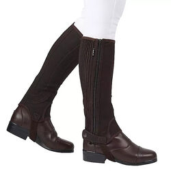 Dublin Easy-Care Half Chaps - Brown