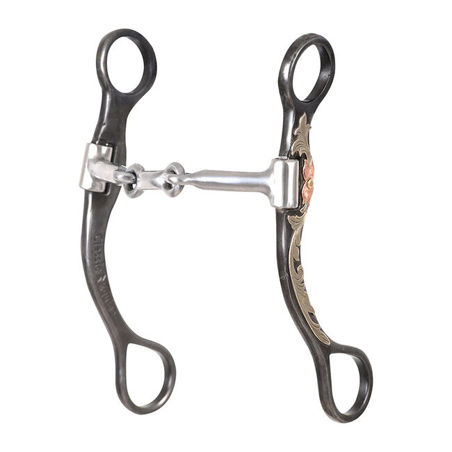 Classic Equine Short Shank Smooth Dogbone Bit image number null