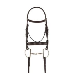 Ovation Breed Collection Plain Raised Padded Bridle