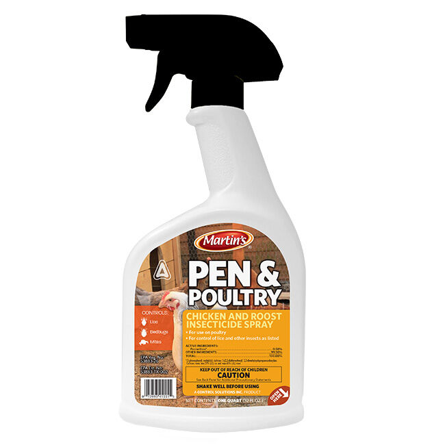 Martin's Pen & Poultry - Chicken & Roost Insecticide Spray - 1 Quart image number null