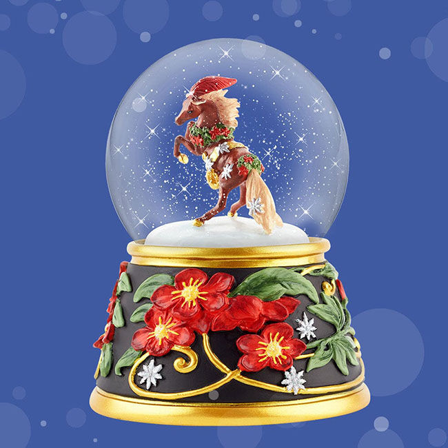 Breyer 2025 Musical Snow Globe - Joy of the Season image number null