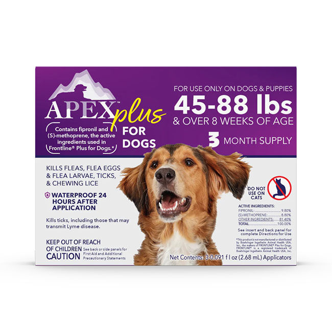 Apex Animal Health Apex Plus for Dogs Flea & Tick Protection image number null