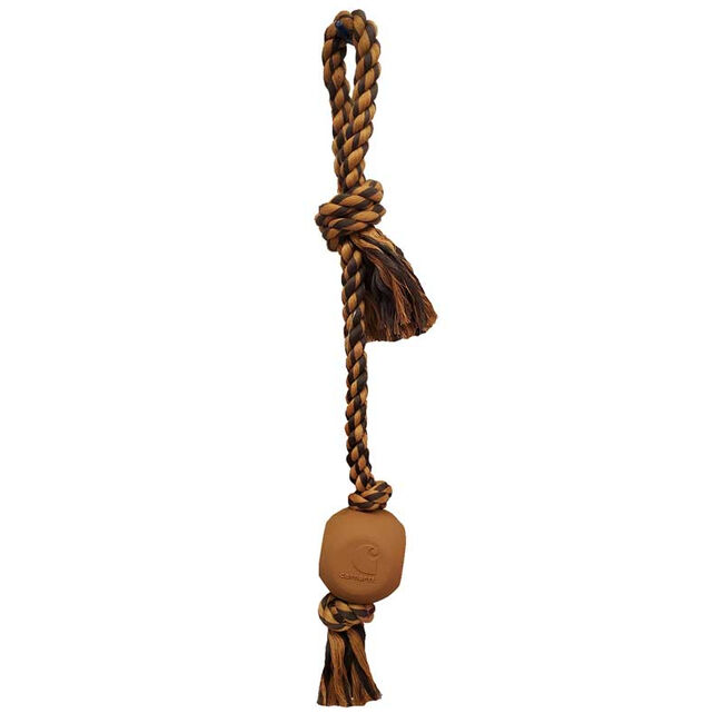 Carhartt Rubber Throw Ball With Rope image number null