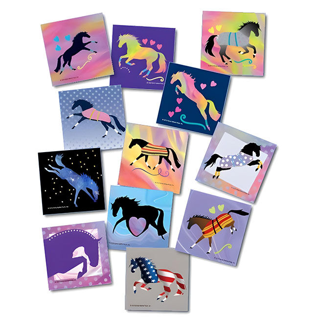 Horse Hollow Press Pretty Horse Mini Sticker Pack - Assorted Designs image number null