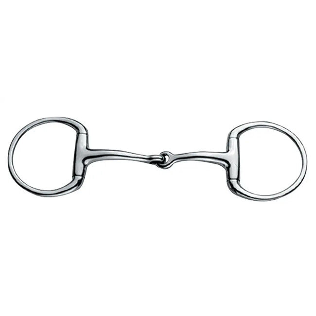 Korsteel JP Stainless Steel Jointed Eggbutt Snaffle Bit image number null