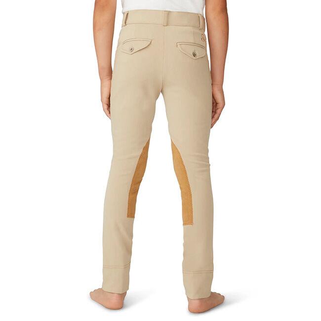 Ovation Boys' EuroWeave DX Suede Knee Patch Jod - Classic Show Tan image number null
