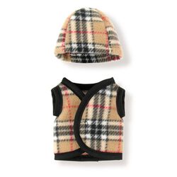 Crafty Ponies Toy Vest and Helmet Cover - Burberry