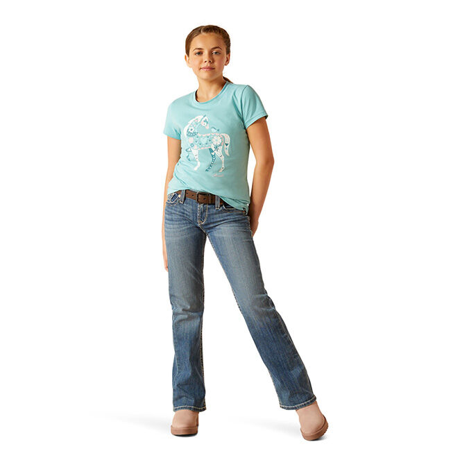 Ariat Kids' Little Friend T-Shirt - Marine Blue image number null