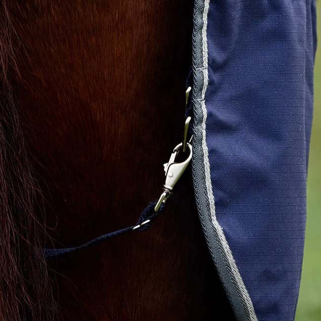 WeatherBeeta ComFiTec Tyro Turnout Standard Neck (220 g) - Navy/Charcoal image number null