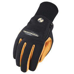 Heritage Performance Gloves Men's Winter Work Gloves- Black/Tan